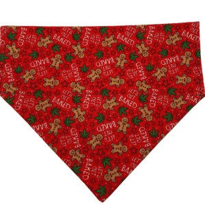 420 get baked christmas over the collar bandana
