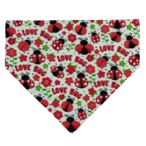 red lovebug over the collar bandana