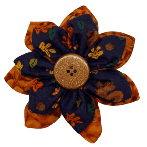 autumn squirrels and leaves removable flower