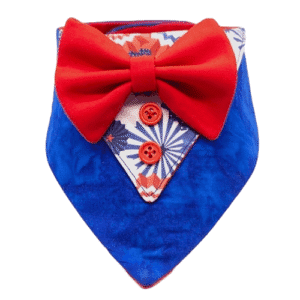 fourth of july celebration tuxedo bandana blue