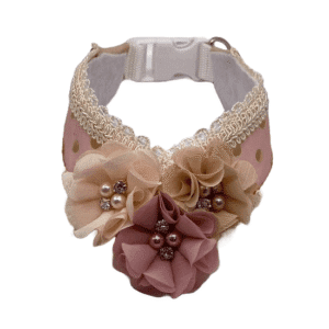 sweet pea (pink) custom collar