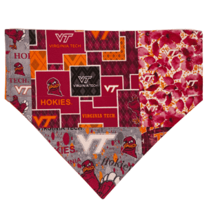 virginia tech collage over the collar bandana