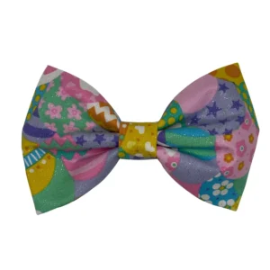 hoppy easter sparkle pet bowtie