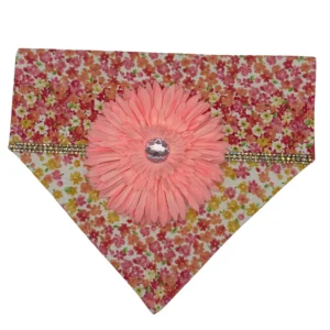 spring flowers elegant over the collar bandana