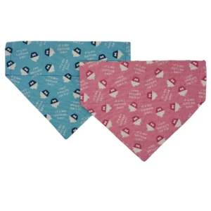 gotcha day celebration reversible over the collar bandana