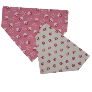 gotcha day celebration reversible over the collar bandana