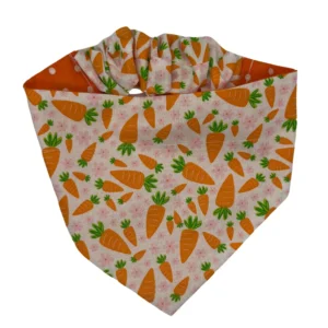 Carrot print bandana for dogs