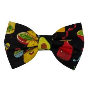 taco pawty fiesta doggy bowtie