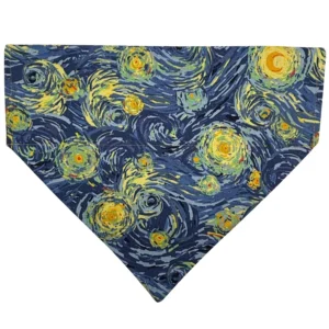 Starry night pattern on bandana