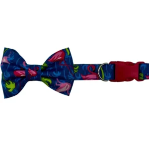 flock star bowtie bougie dog collar