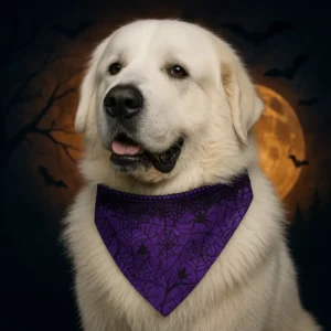 Wicked Web Over the Collar Bandana