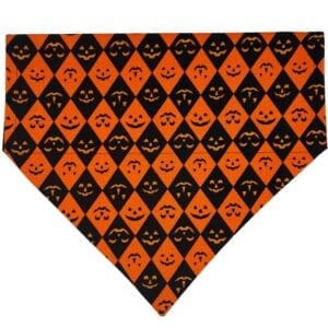 Halloween bandana with pumpkin pattern