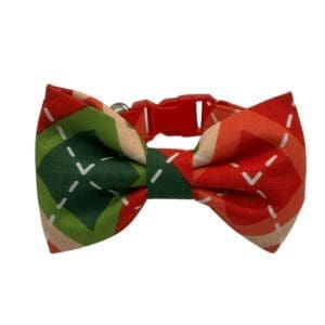 Colorful patterned bow tie with adjustable clasp