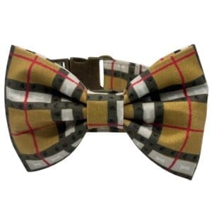 Furberry Plaid Adjustable Dog Collar