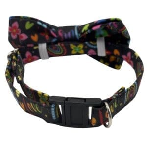 Love Is Love Bowtie Adjustable Collar