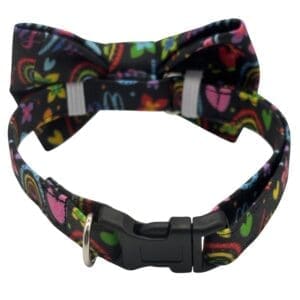 Love Is Love Bowtie Adjustable Collar