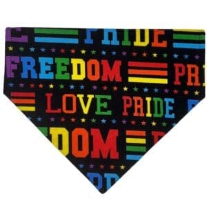 Love Is Love Reversible Over the Collar Bandana