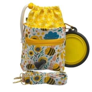 bee happy doggy training bag