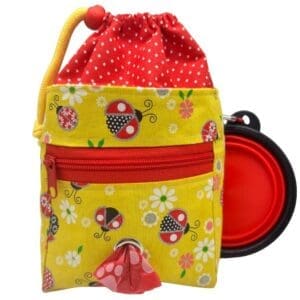 ladybug garden doggy training bag