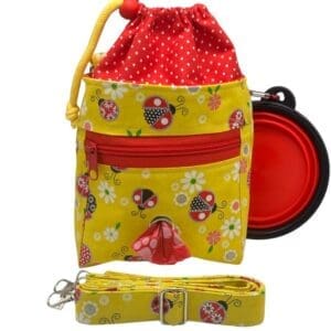 ladybug garden doggy training bag