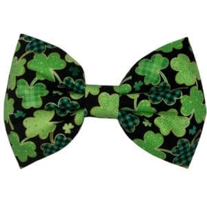shamrock charm bowtie