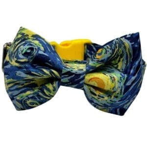 Star Night Removable Bowtie Adjustable Collar