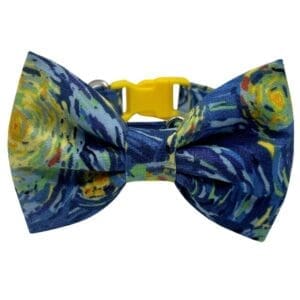 Star Night Removable Bowtie Adjustable Collar