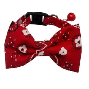 bandana bowtie collar for dogs and cats
