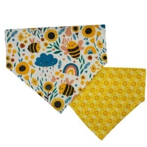 bee happy over the collar bandana