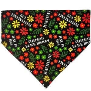 juneteenth independence day over the collar bandana