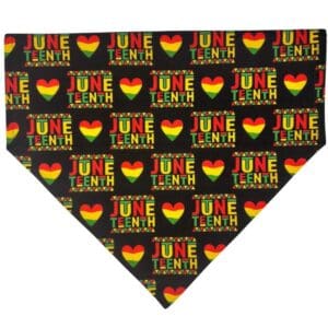 juneteenth celebration over the collar bandana