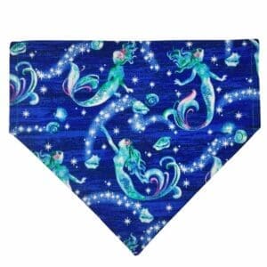 mystic mermaid over the collar bandana