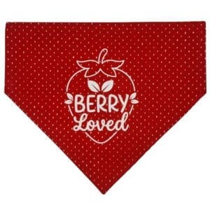 berry loved over the collar bandana