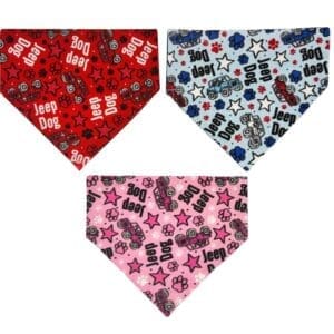 jeep dog over the collar bandana