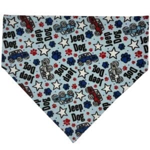 jeep dog over the collar bandana