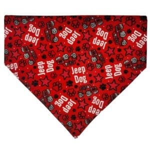 jeep dog over the collar bandana