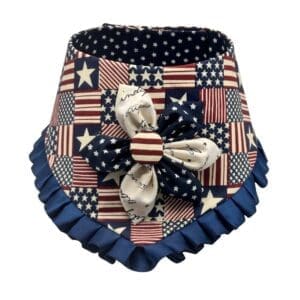 patriot patchwork velcro tuxedo bandana