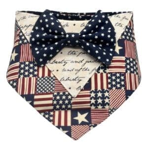 patriot patchwork velcro tuxedo bandana