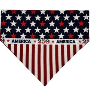 america 250 celebration over the collar bandana