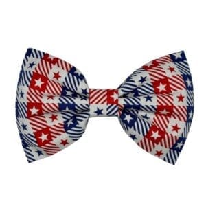 american pride stars pet bowtie or flower