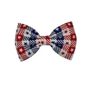 american pride stars pet bowtie or flower