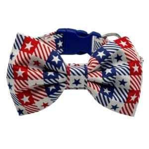 american pride stars bowtie collar