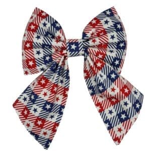 american pride stars pet bowtie or flower