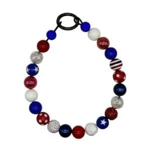 firecracker beaded necklace collar