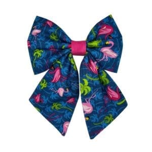 flamazing flamingo pet bowtie or flower