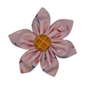 ice cream sprinkles removable pet flower