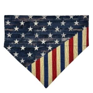 vintage flag over the collar bandana