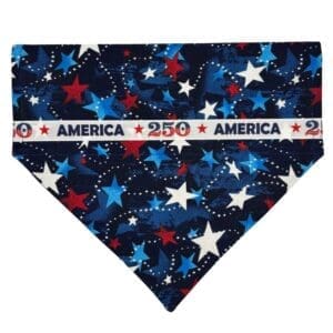 america 250 star spangled over the collar bandana