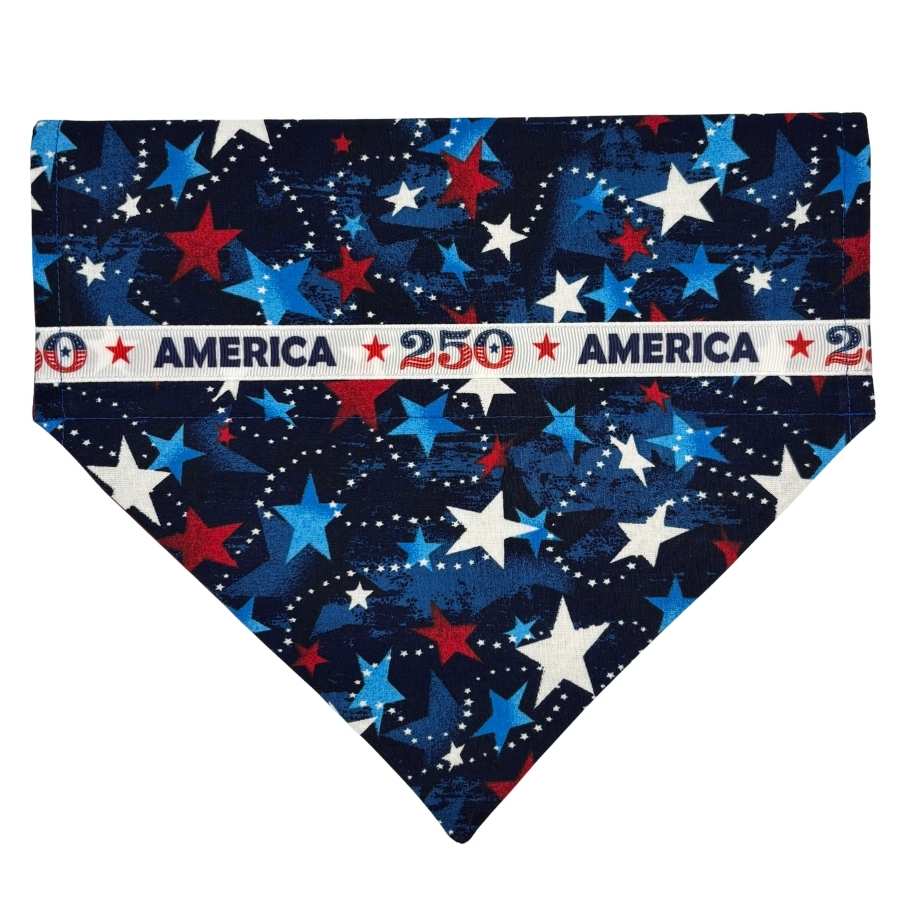 america 250 star spangled over the collar bandana