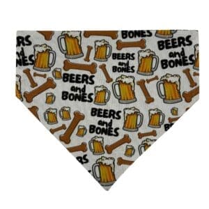 beers and bones over the collar bandana